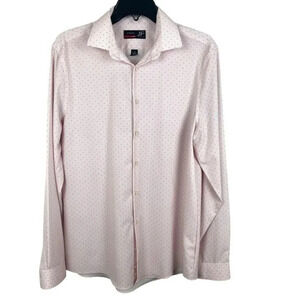 J.Ferrar Men Slim Stretch Long Sleeve‎ Shirt Size M